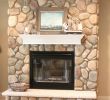 Fireplace Sand Lovely Exciting River Rock Fireplace Inspiration