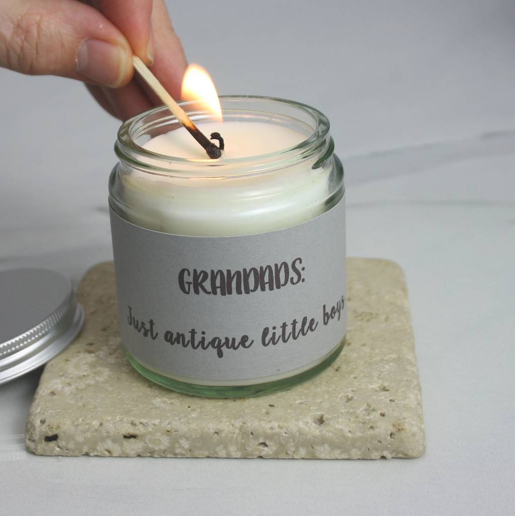 original grandad organic scented candle