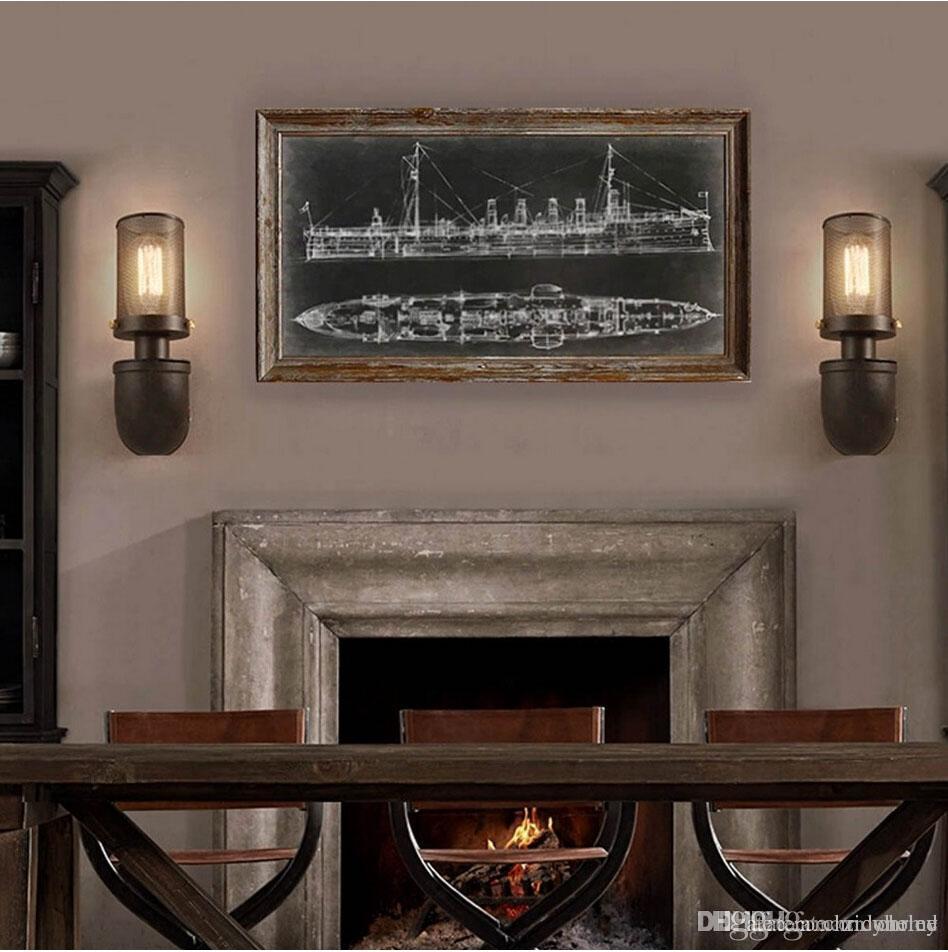 Fireplace Sconce Lighting Awesome Best Retro American Country Iron Art Wall Light Rh Loft Antique Color Wall Sconce E27 Edison Lighting Outdoor Indoor Industrial Lamp Under $120 61