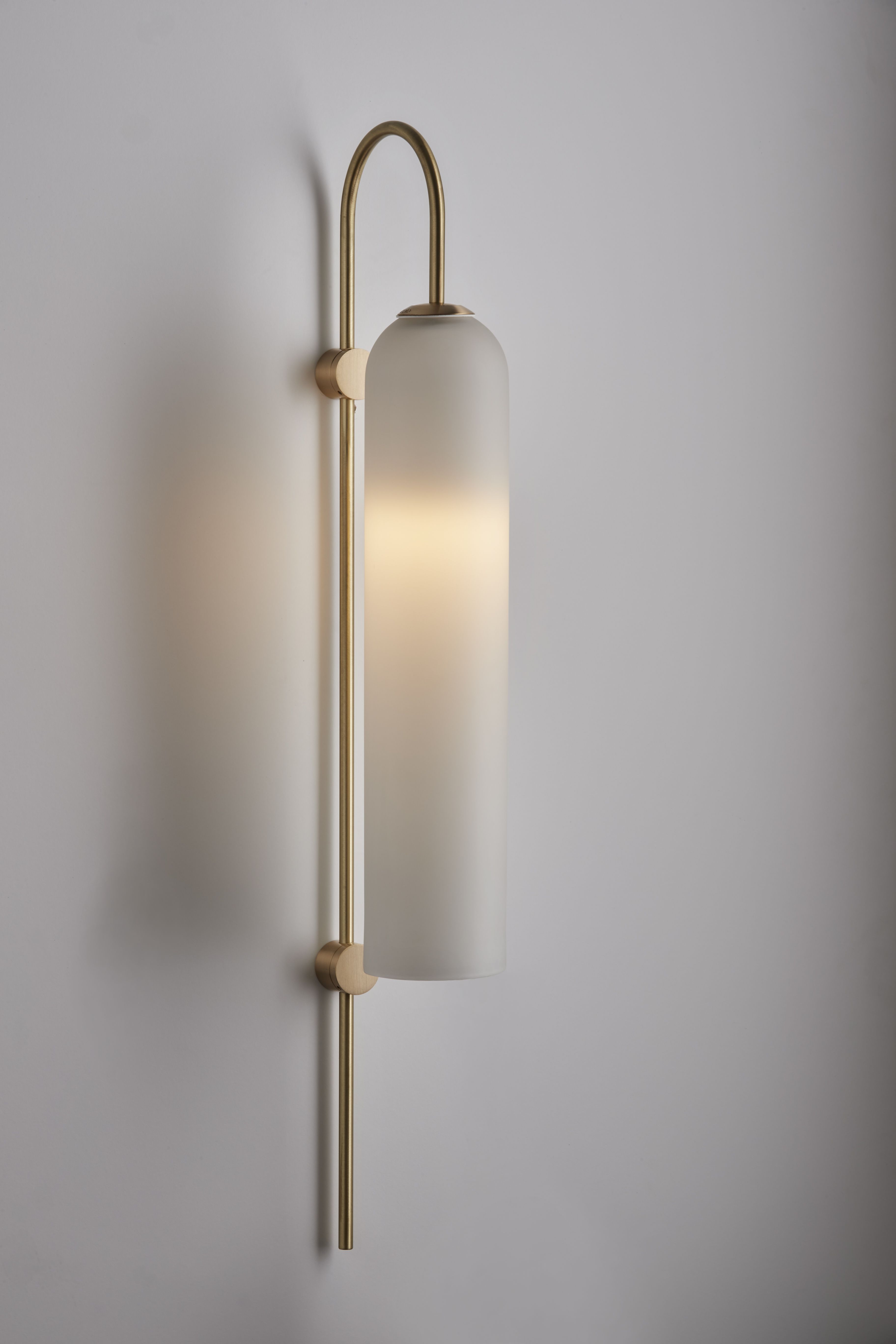 Fireplace Sconce Lighting Best Of Articolo Float Wall Sconce Brass Rod and Fitting with Snow