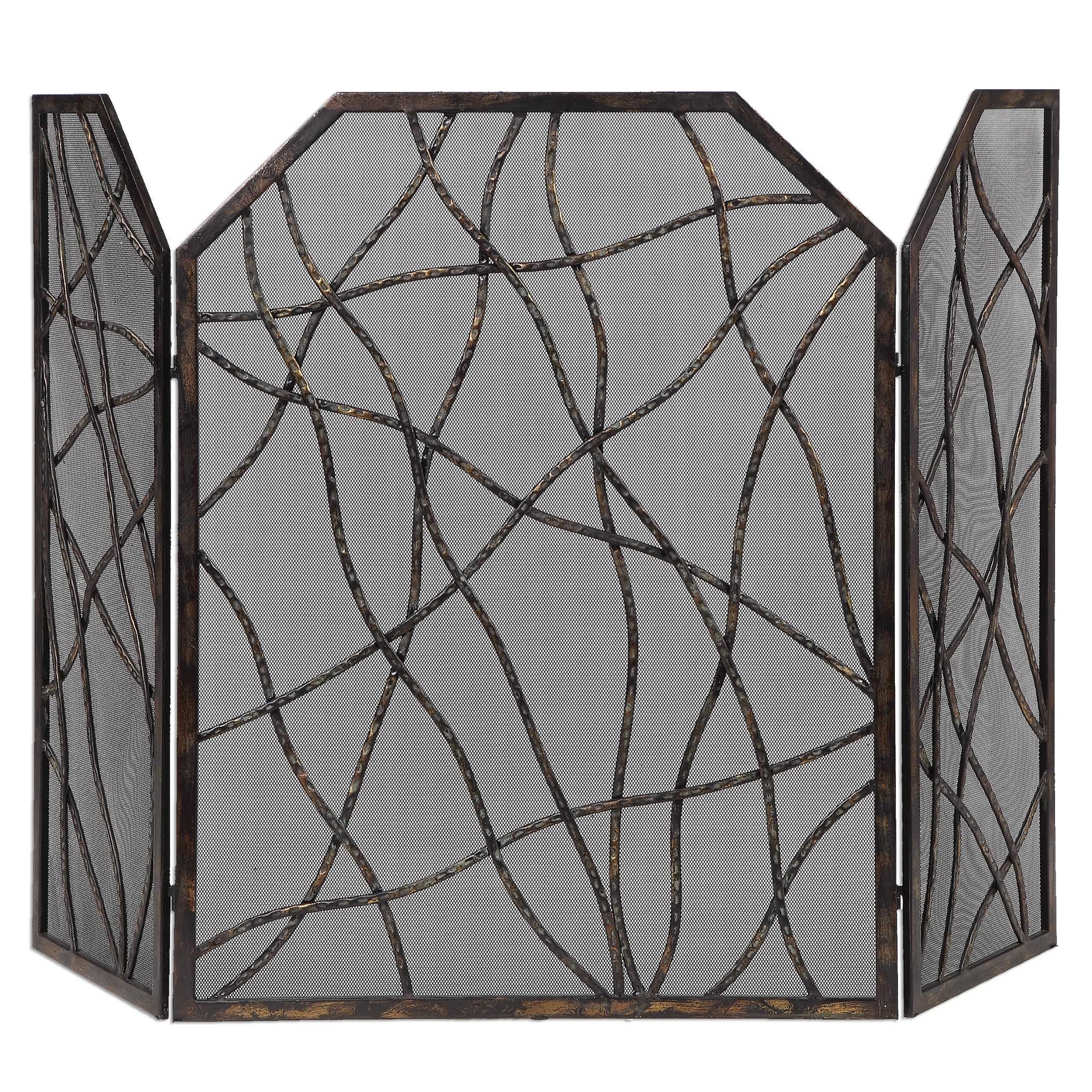 Fireplace Screen and tools Luxury Uttermost Dorigrass Fireplace Screen Want It