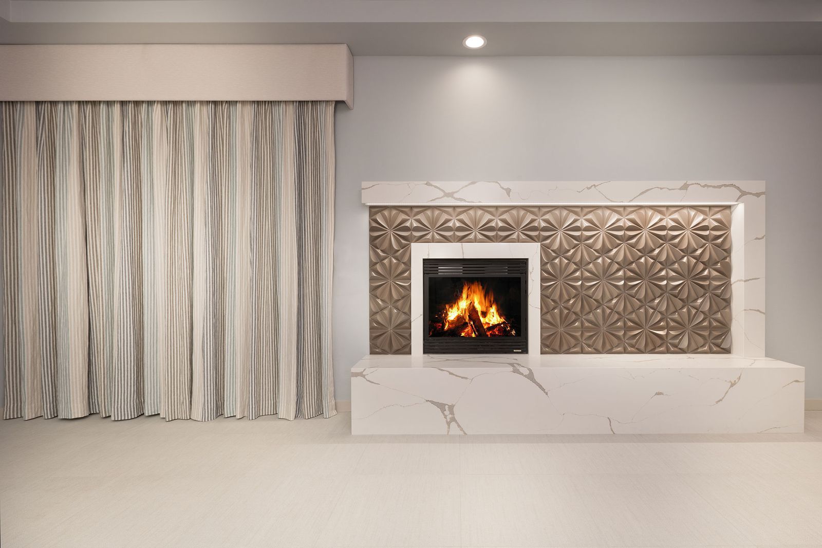 15 Stylish Tiled Fireplaces fireplace d11ab3648b0b e4da558d9