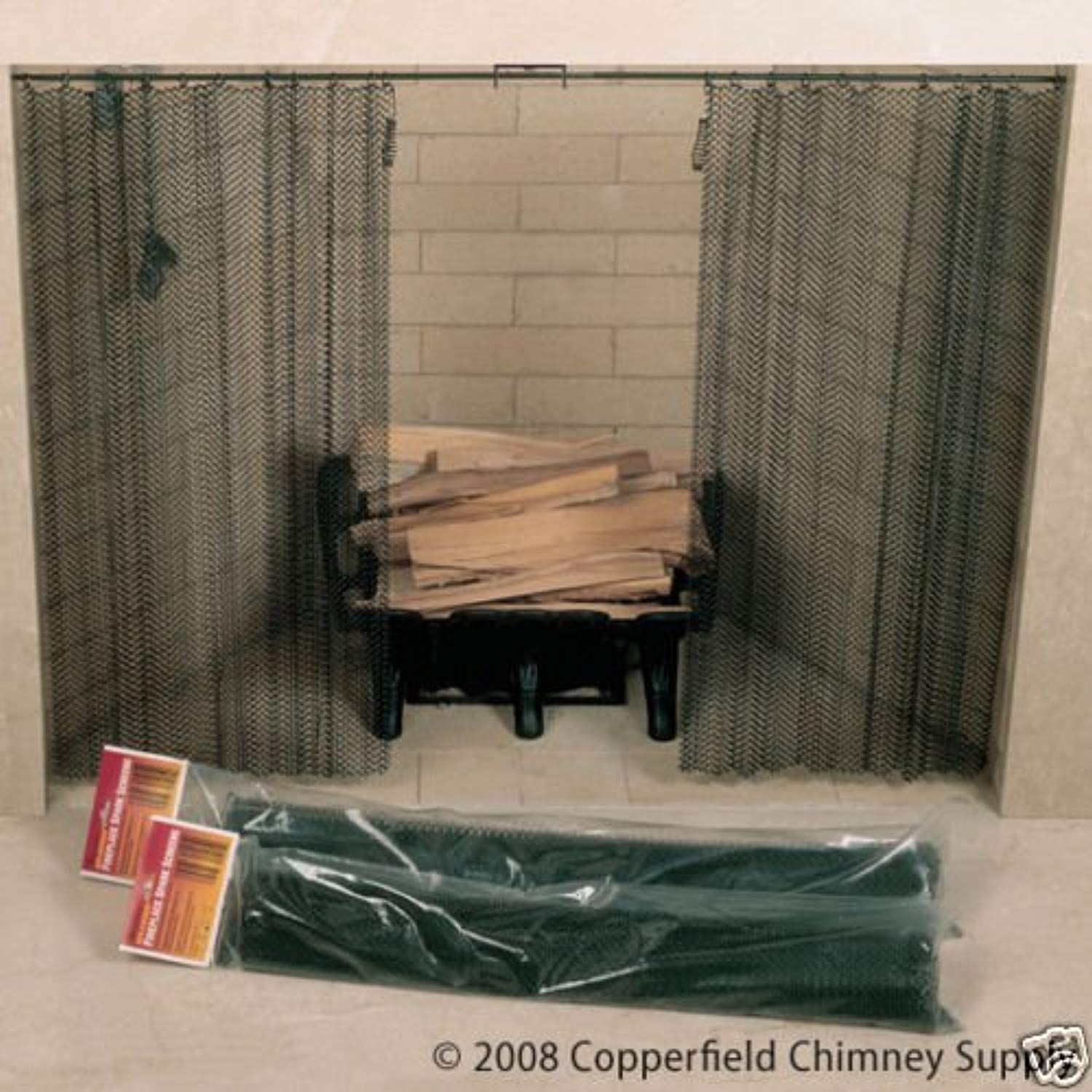 Fireplace Screen Curtain New Masewa Metal Net Co Ltd 48 Inch X 22 Inch Hanging Fireplace