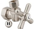 Fireplace Shut Off Valve Beautiful Kingston Brass Cc X Cc X 5 8"" O D Pression 3 8"" O D Pression Angle Shut Off Valve Satin Nickel Satin Nickel