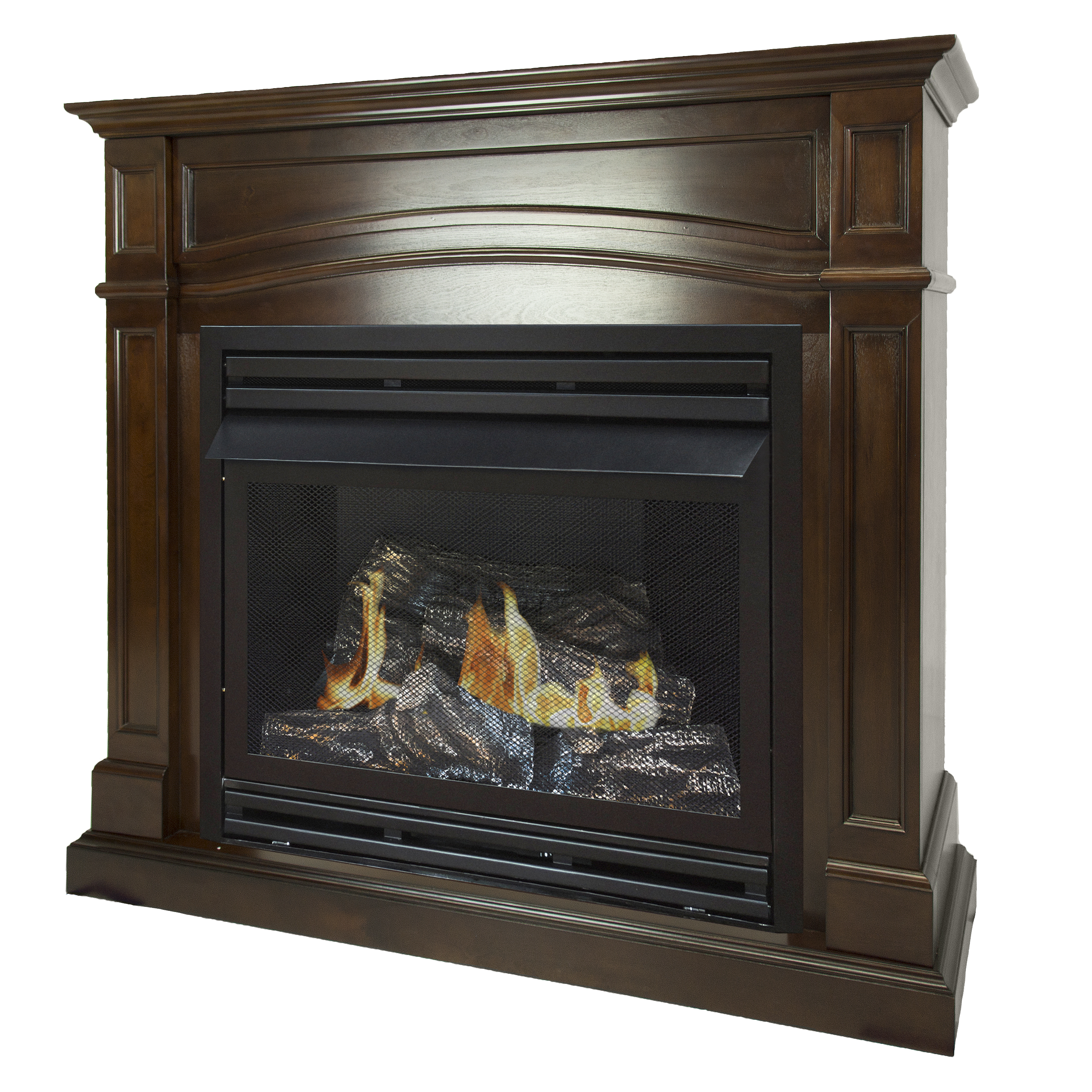 Fireplace Shut Off Valve Best Of Pleasant Hearth 46 In Natural Gas Full Size Cherry Vent Free Fireplace System 32 000 Btu