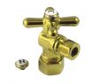 Fireplace Shut Off Valve Luxury Kingston Brass Cc X Cc X 5 8"" O D Pression 3 8"" O D Pression Angle Shut Off Valve Polished Brass Polished Brass