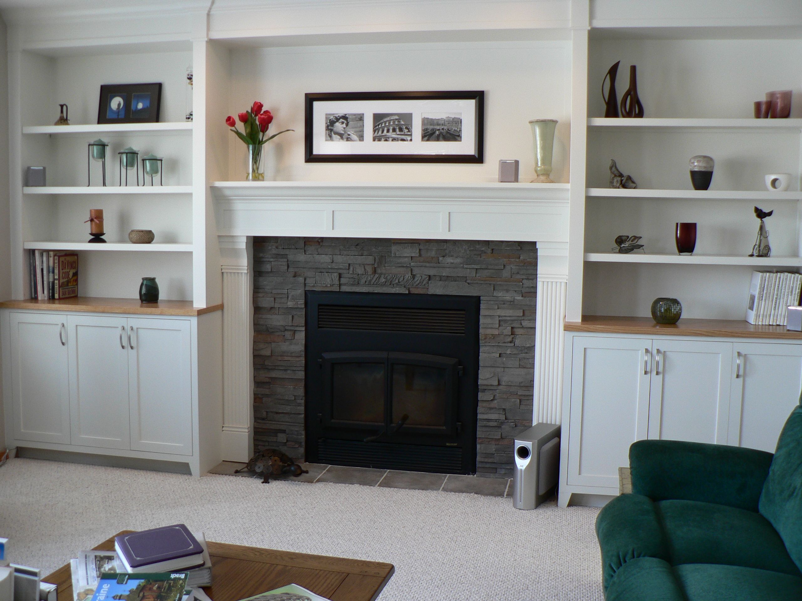 Relatively Fireplace Surround With Shelves CI22 - Roc munity. 