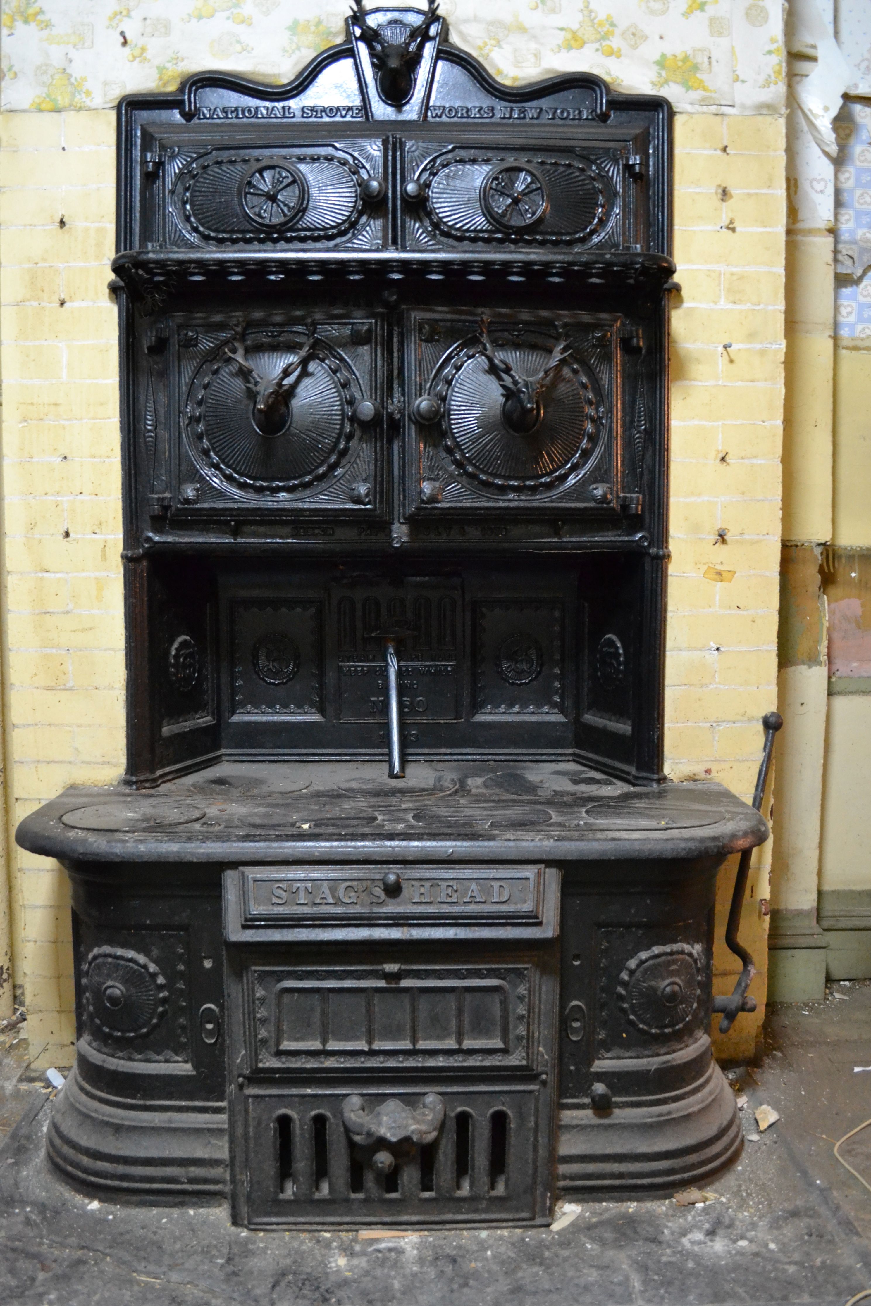 Fireplace Smells In the Summer Beautiful Vintage Stag S Head Cook Stove From National Stove Works