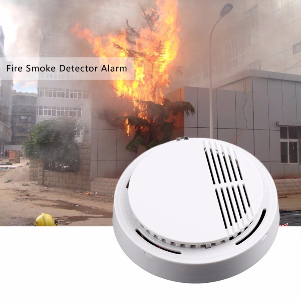 1 pc fire smoke sensor detector alarm tester