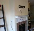 Fireplace solutions Beautiful Concealing Wires In the Wall Over the Fireplace before the