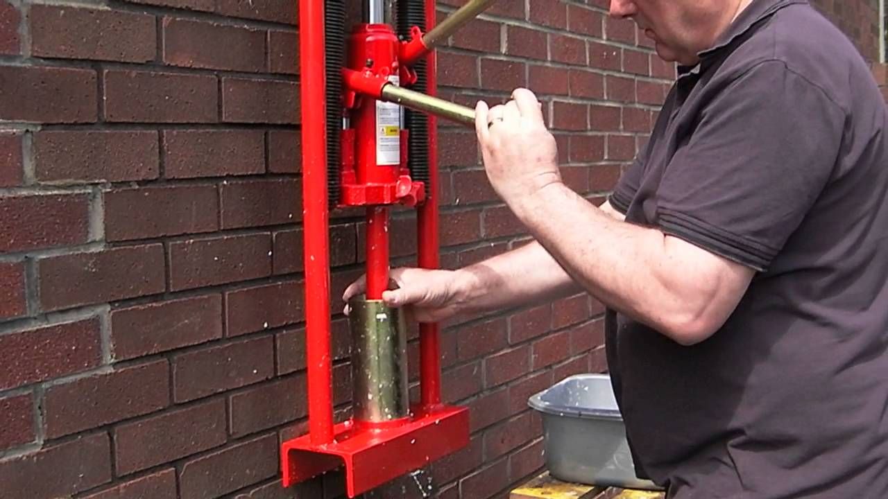 BRIQUETTE MAKER PAPER LOG BRICK JACK OPERATED d c ed9bf e