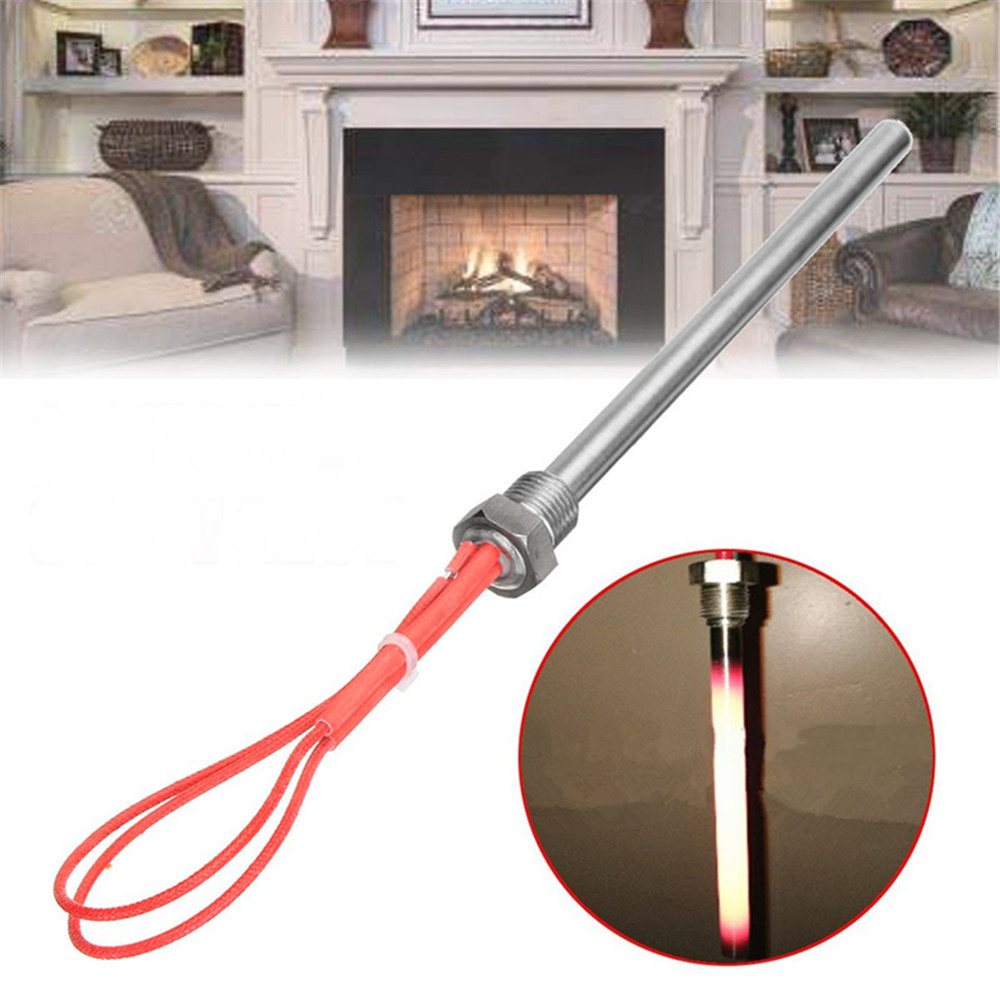 Fireplace Stick Luxury 300w 220v 140x10mm Igniter Hot Rod Heating Tube Ignitor Starter for Fireplace Grill Stove Part