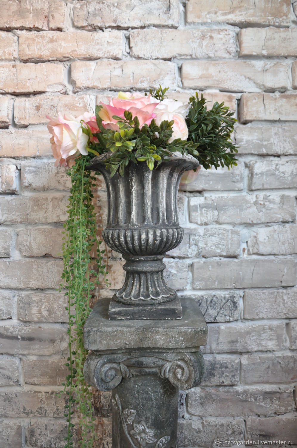 Fireplace Stones Decorative Fresh Concrete Flowerpot Aged On the Leg for the Garden Street Flowerpot – Ð·Ð°ÐºÐ°Ð·Ð°ÑÑ Ð½Ð° Ð¯ÑÐ¼Ð°ÑÐºÐµ ÐÐ°ÑÑÐµÑÐ¾Ð² – Ivs4l