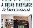 Fireplace Surround Cabinets Awesome Goodbye Brown… Our Black Painted Fireplace Via