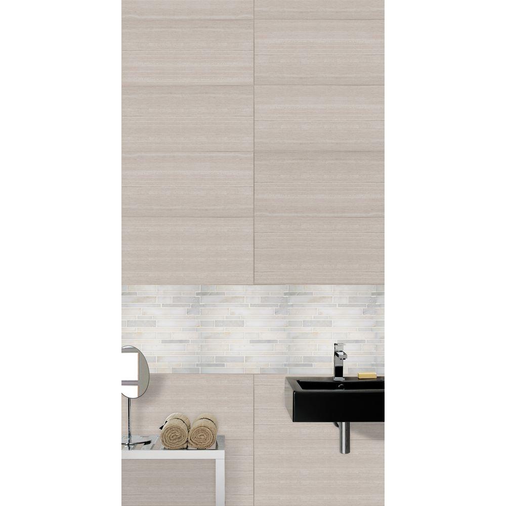 Fireplace Tile Home Depot Best Of Msi Classico Blanco 12 In X 24 In Glazed Porcelain Floor and Wall Tile 16 Sq Ft Case