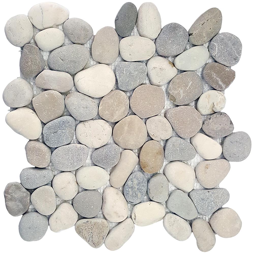 Fireplace Tile Home Depot New solistone River Rock Terrene Blend 12 In X 12 In X 12 7 Mm Natural Stone Pebble Mosaic Floor and Wall Tile 10 Sq Ft Case