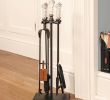 Fireplace tongs Fresh Marseille Fire Side tools Panion Set