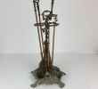 Fireplace tool Holder Luxury Brass Baroque Fireplace tool Set Shovel Poker tongs Hunting