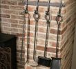 Fireplace tool Set with Log Holder Fresh Wall Fireside Accessories Panion Set