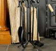 Fireplace tool Set with Log Holder Fresh Wood Stove tools tool Sets Fireplace tool Set