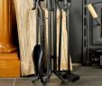 Fireplace tool Set with Log Holder Fresh Wood Stove tools tool Sets Fireplace tool Set