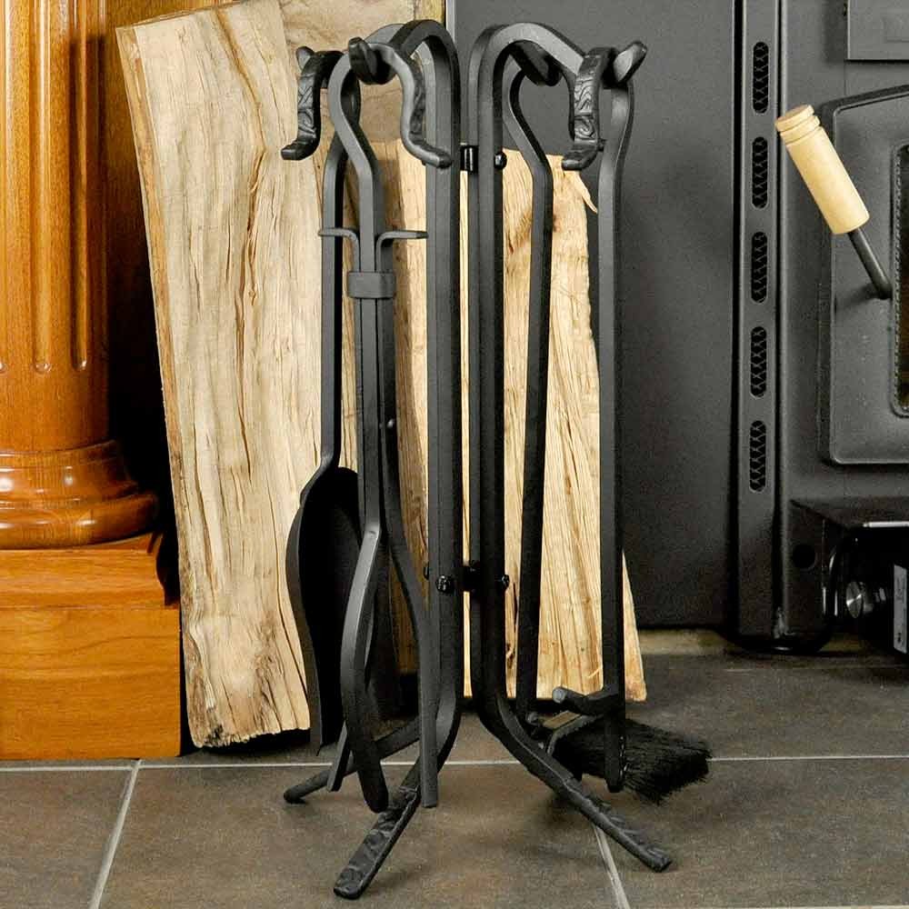 Fireplace tool Set with Log Holder Fresh Wood Stove tools tool Sets Fireplace tool Set