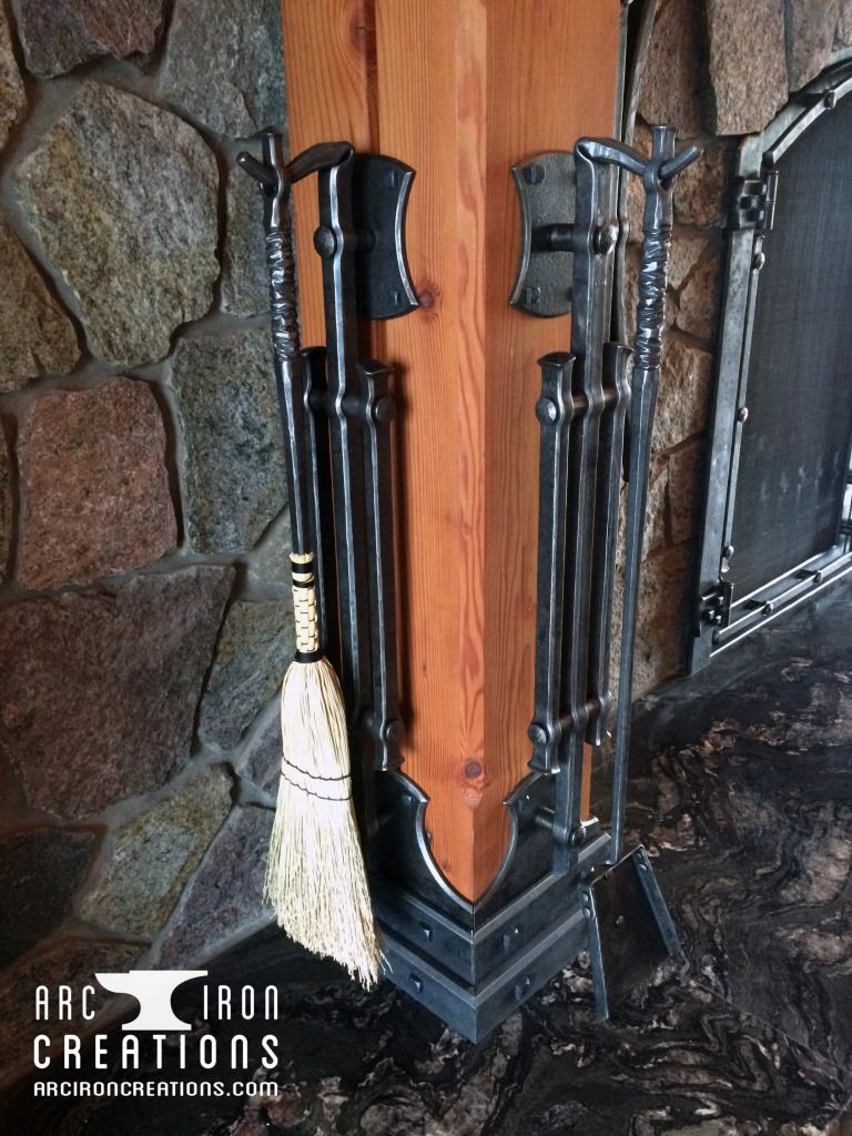 Fireplace tool Stand Best Of Fireplace Arc Iron Creations ÐÐÐÐÐ