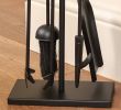 Fireplace tool Stand Elegant Marseille Fire Side tools Panion Set