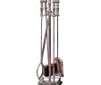 Fireplace tool Stand Unique Greenwich Mirrored Traditional Fireside Panion Set