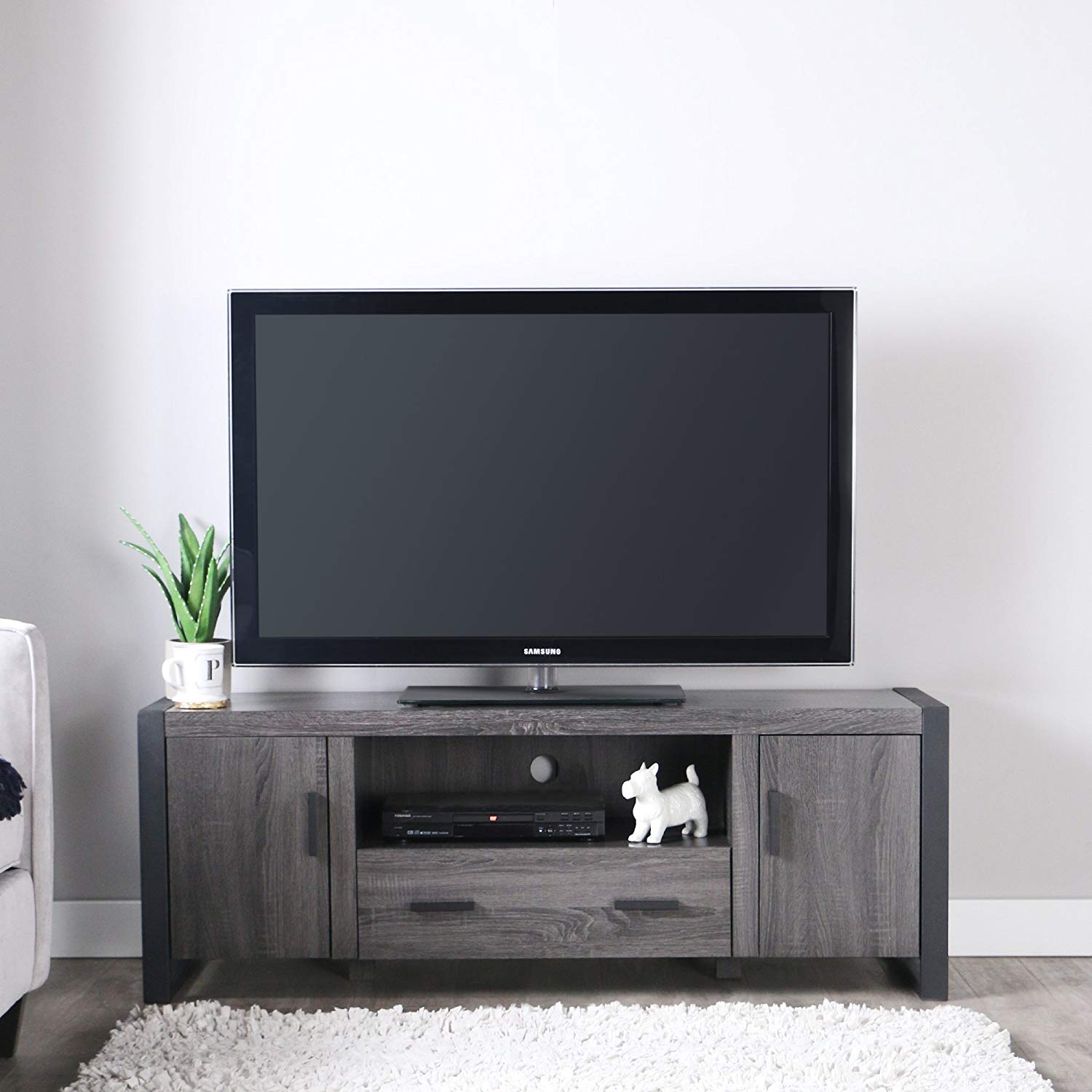 Amazon New 60" Modern Industrial TV Stand Console 81pJzsboswL SL1500
