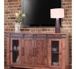 Fireplace Tv Stand Barn Door Awesome Parota Rustic 60" Tv Stand W Cabinet Doors