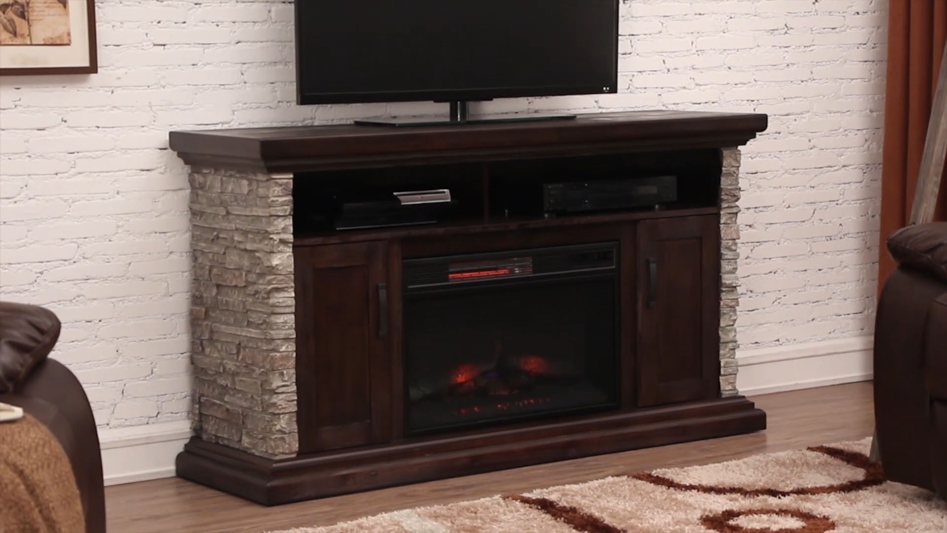 Fireplace Tv Stand Lowes Lovely Menards Electric Fireplace Charming Fireplace