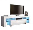 Fireplace Tv Stand with Led Lights Awesome Amazon Beyonds Modern Tv Stand 51 Inch Modern White