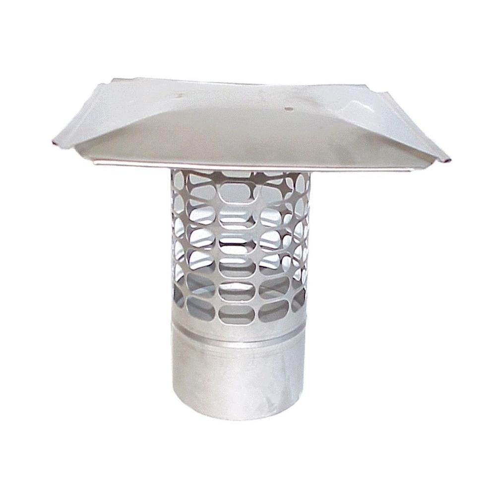 Fireplace Vent Cover Outside New the forever Cap Slip In 7 In Round Fixed Stainless Steel Chimney Cap