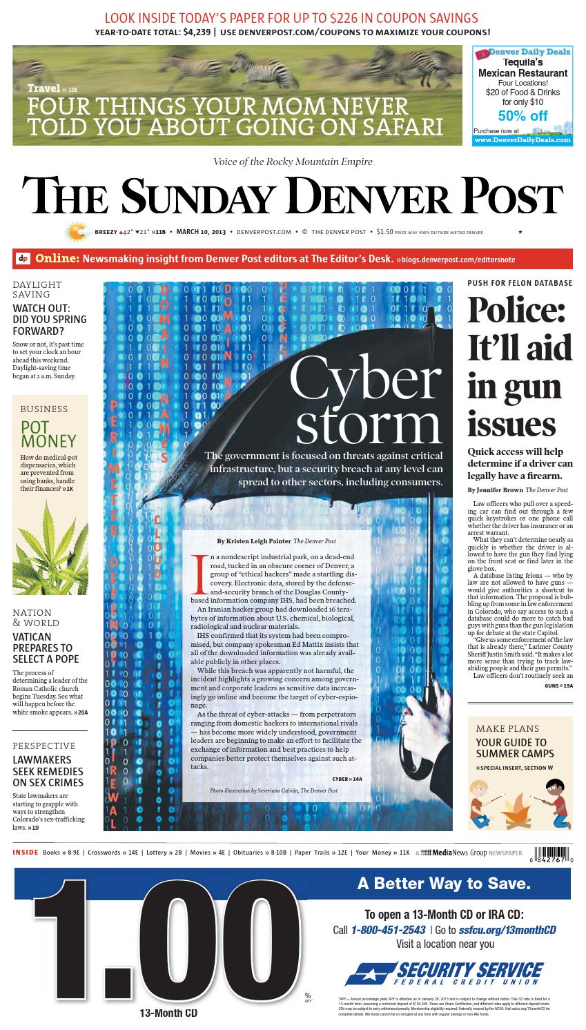 The Denver Post March 10 2013 by Peter Dettmann issuu page 1
