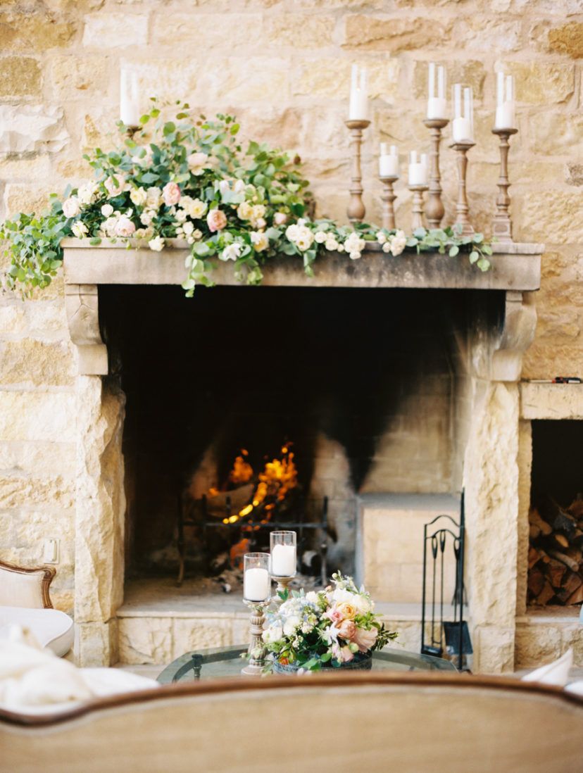 Fireplace Wedding Decor Luxury Summer Sunstone Winery Wedding with Old World Elegance