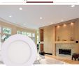 Fireplace with soundbar Beautiful Dimmable 3w 4w 6w 9w 12w 15w 18w 24w Led Recessed Downlights Lamp Warm Natural Cool White Super Thin Led Panel Lights Round Led Kitchen Downlights