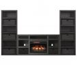 Fireplace with soundbar Luxury Fabio Flames Greatlin 3 Piece Fireplace Entertainment Wall