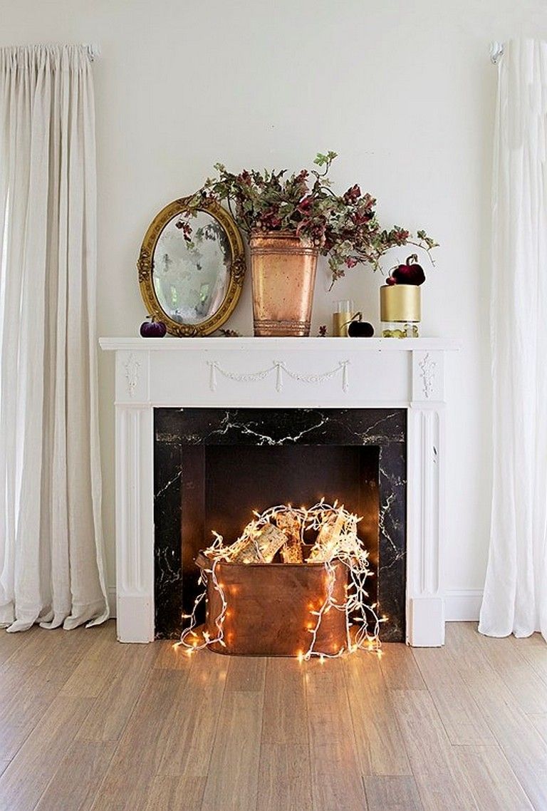 19 Intelgent & Unique Fake Fireplace Design Ideas fireplace d a71a105b0ff692e4244