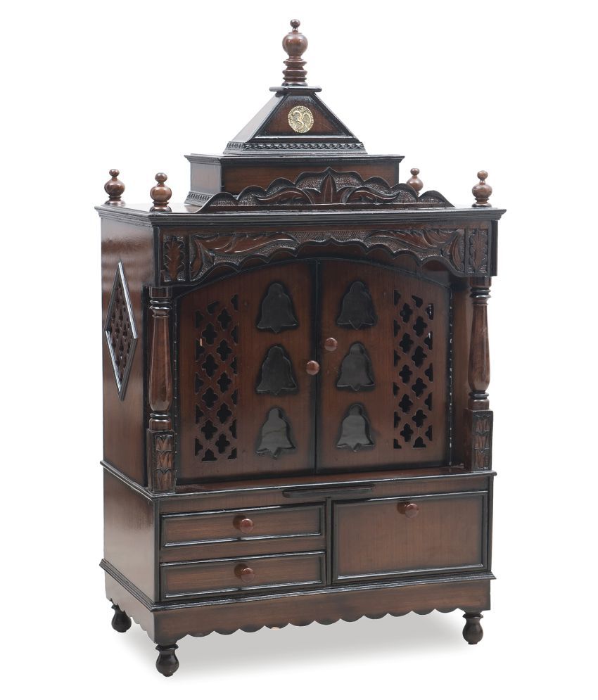 Fireplace Wood for Sale Elegant Dzyn Furnitures Brown Wood Hanging Mandir