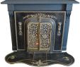 Fireplace Wood for Sale New American 1960s Metal Bronze and Wood Faux Electric Fire