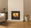 Fireplace Wood Logs Fresh Stovax Riva 50 with 3 Sided Standard Profil Frame In Jet