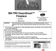 Fireplace Xtrordinair 864 Elegant 864 Trv Gs Fireplace Owners Manual