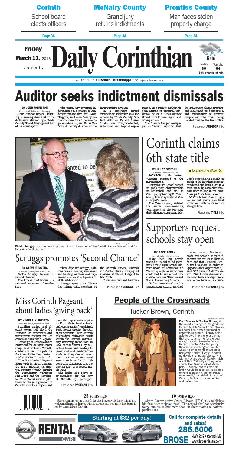 daily corinthian e edition by Daily Corinthian issuu page 1