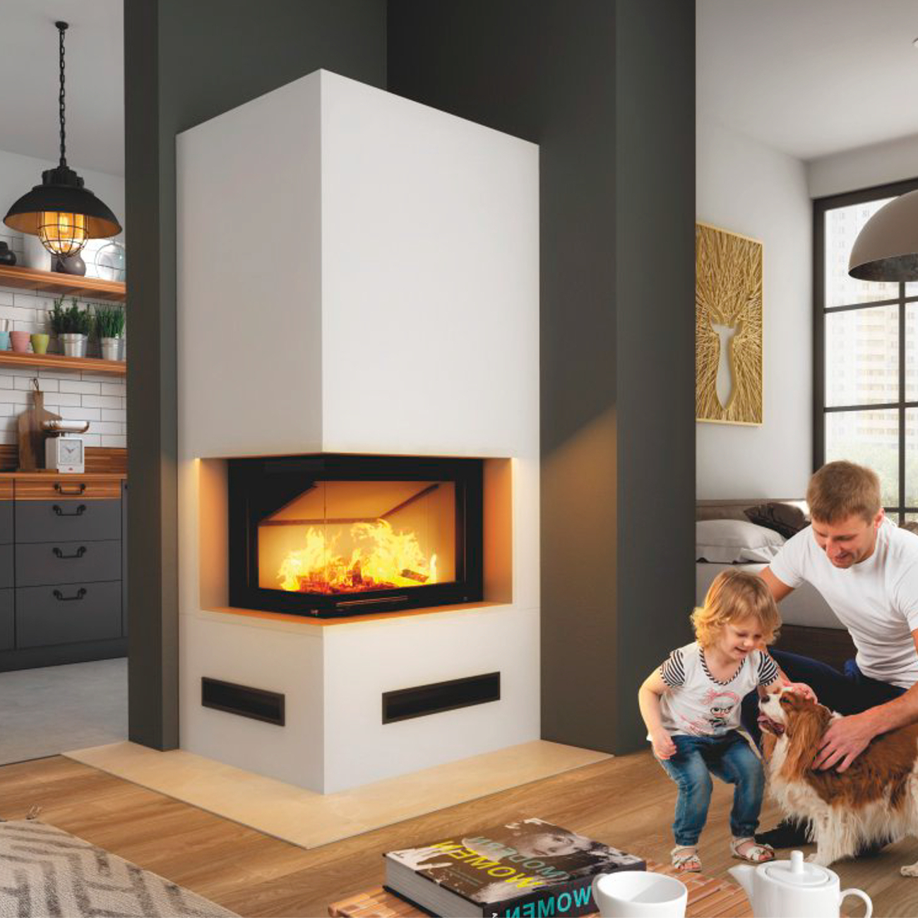 Fireplaces Etc Awesome Imperial Medium Plus Kaminbausatz Smart 6kw Eckkamin Links