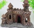 Fish Tank Fireplace New 2019 Resin Cartoon Castle Aquariums Decorations Castle tower ornaments Fish Tank Aquarium Accessories Decoration From Chenyuanfei $5 78