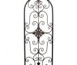 Fleur De Lis Fireplace Screen Fresh Three Hands 52 In Metal Wall Decoration Brown