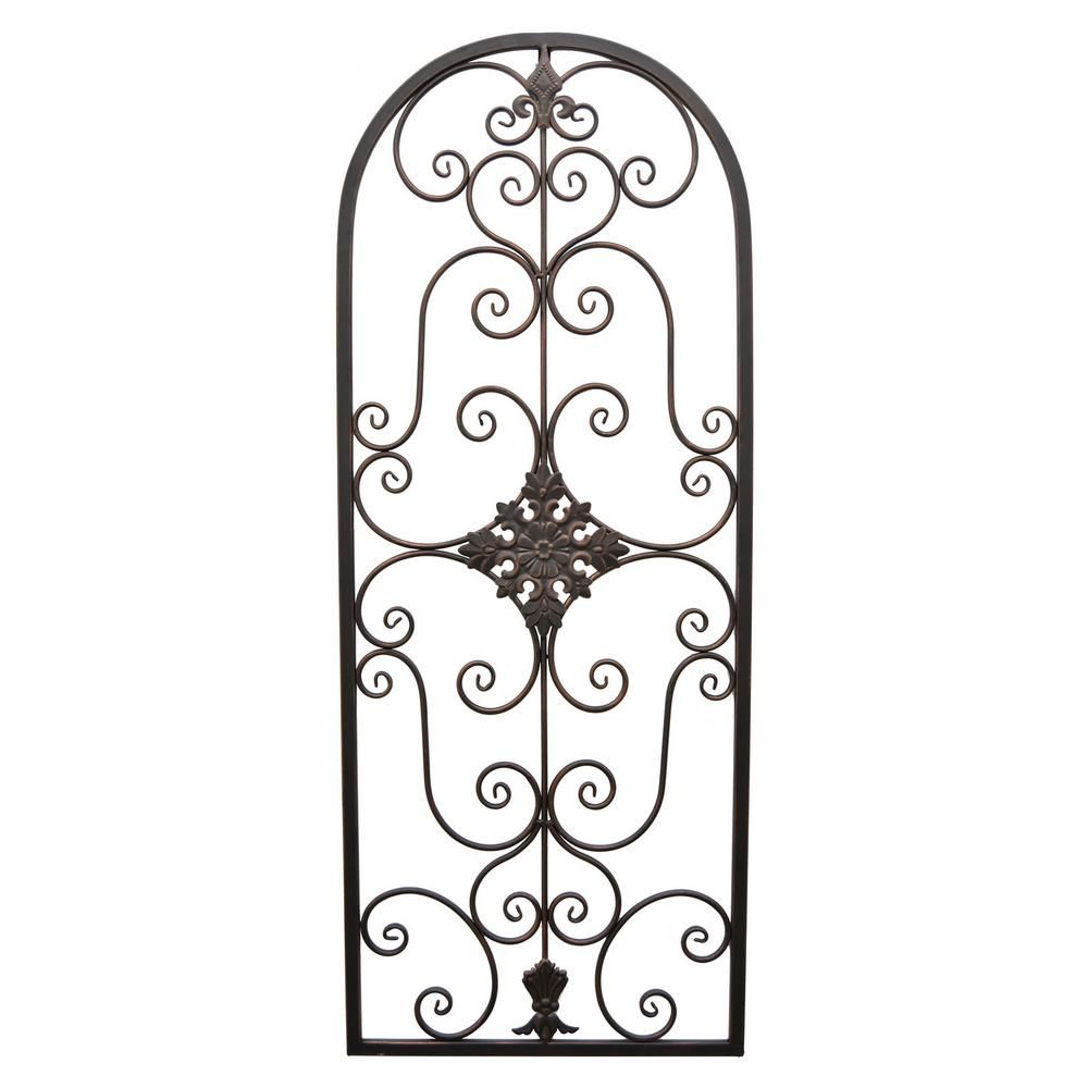 Fleur De Lis Fireplace Screen Fresh Three Hands 52 In Metal Wall Decoration Brown