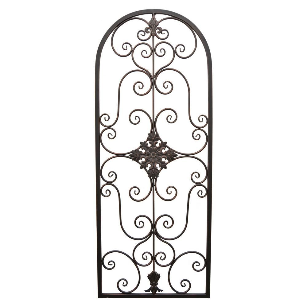 Fleur De Lis Fireplace Screen Fresh Three Hands 52 In Metal Wall Decoration Brown