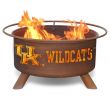 Fleur De Lis Fireplace Screen Lovely University Of Kentucky Wildcats Metal Fire Pit